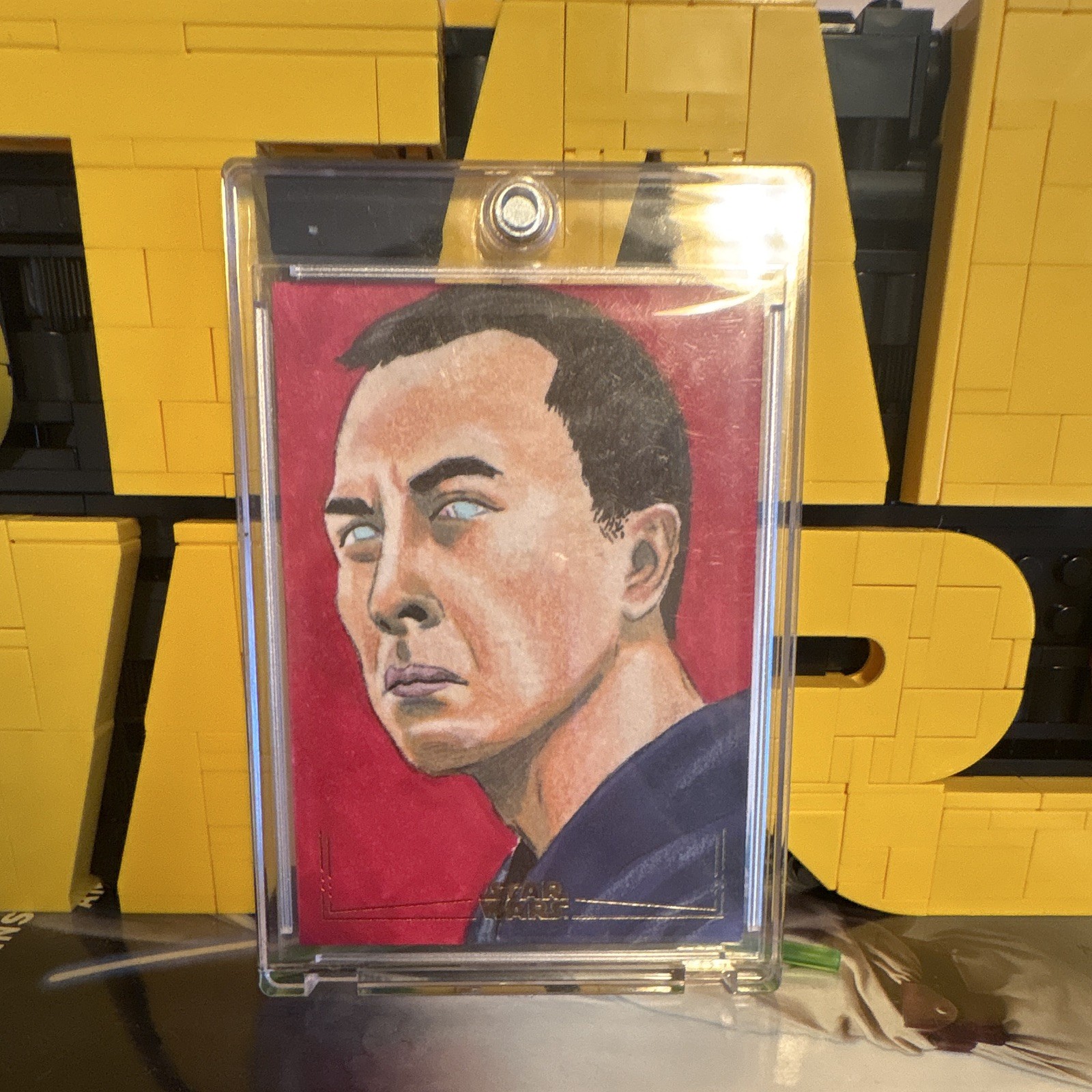 2025 Topps Star Wars Galaxy Gold Foil Sketch 1/1 Rogue One Chirrut 2025 Topps Star Wars Galaxy Gold Foil Sketch 1/1 Rogue One Chirrut