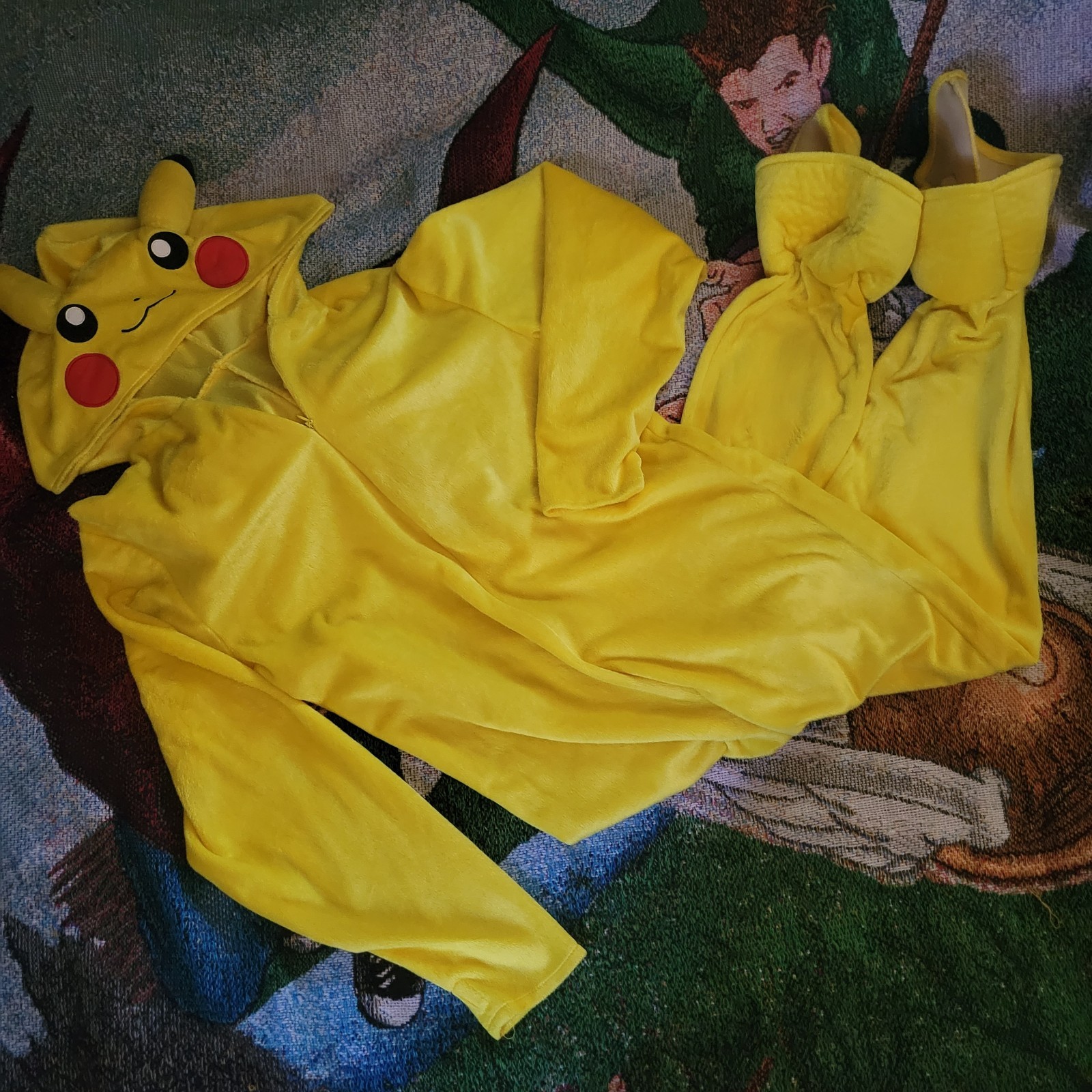 Pikachu Pokémon Costume Jumpsuit Kids Medium 7-8 Halloween Cosplay Pikachu Pokémon Costume Jumpsuit Kids Medium 7-8 Halloween Cosplay