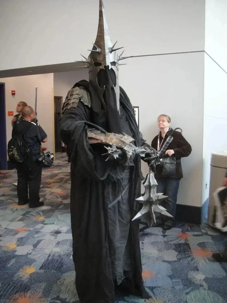Nazgul Witch King Costume Black Rider Ring Wraith Black Outfit For Cosplay Nazgul Witch King Costume Black Rider Ring Wraith Black Outfit For Cosplay