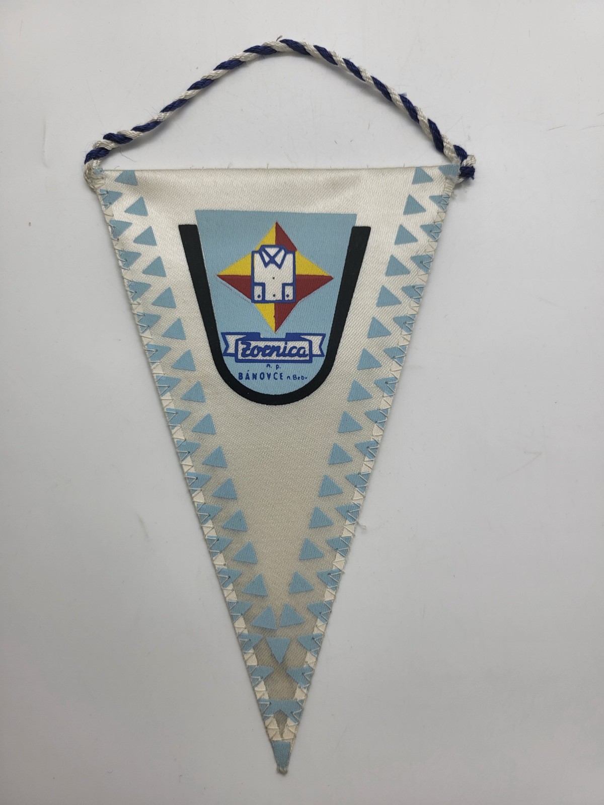 Vintage Souvenir Pennant From The Czechoslovak Garment factory "Zornica" Rare Vintage Souvenir Pennant From The Czechoslovak Garment factory "Zornica" Rare