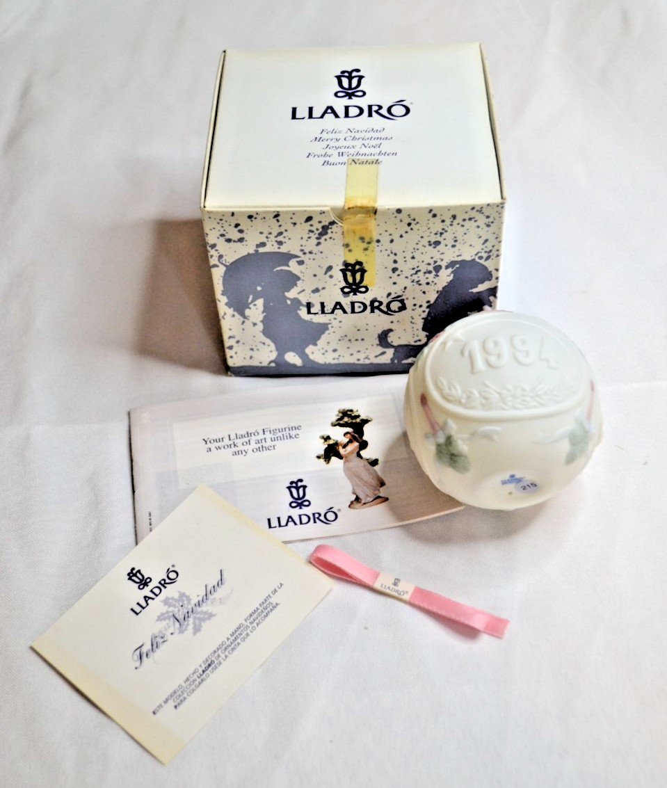 LLadro Vintage Christmas Bauble 1994 LLadro Vintage Christmas Bauble 1994