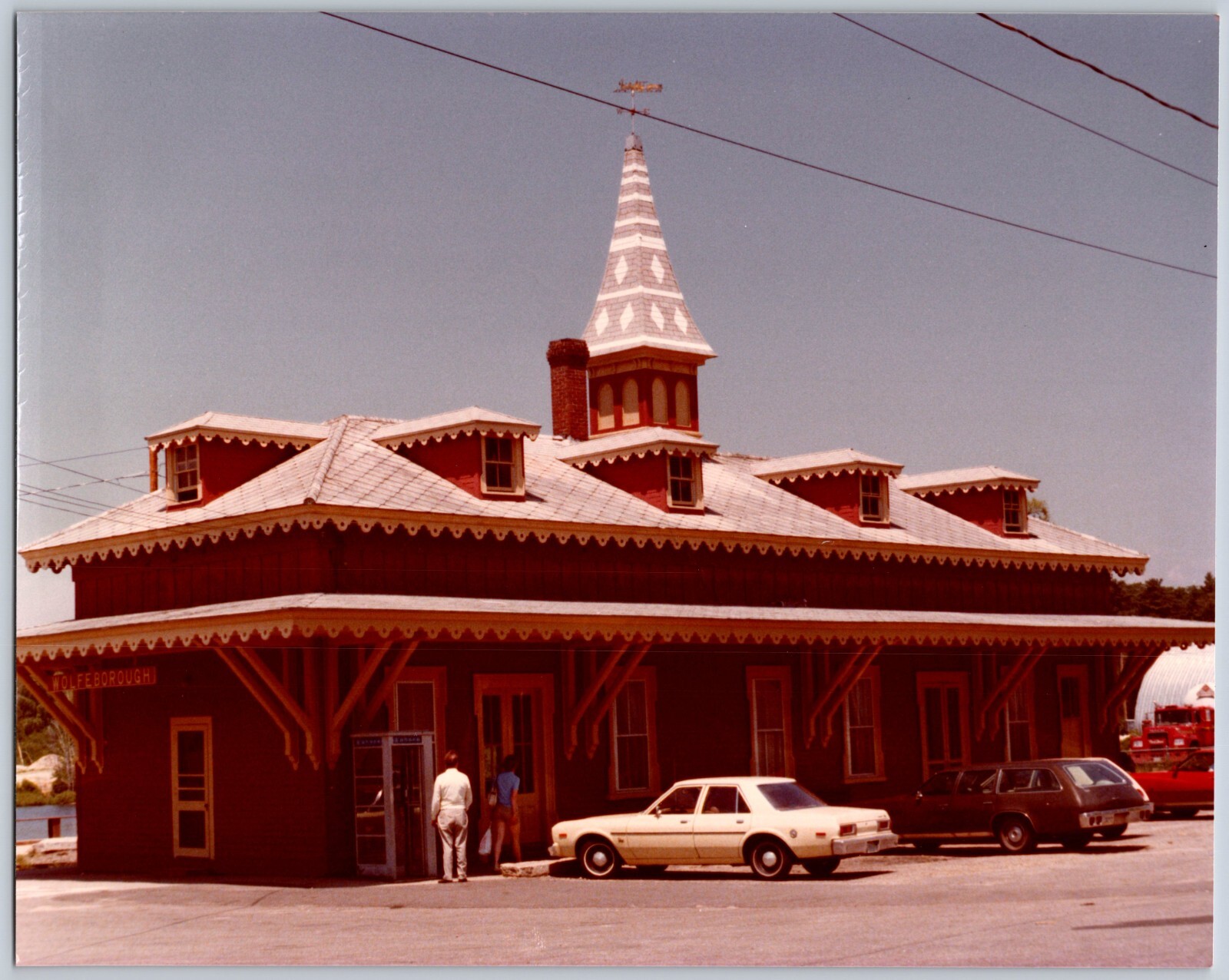 VTG Wolfeboro New Hampshire Railroad Station - 8 x 10 Inches VTG Wolfeboro New Hampshire Railroad Station - 8 x 10 Inches
