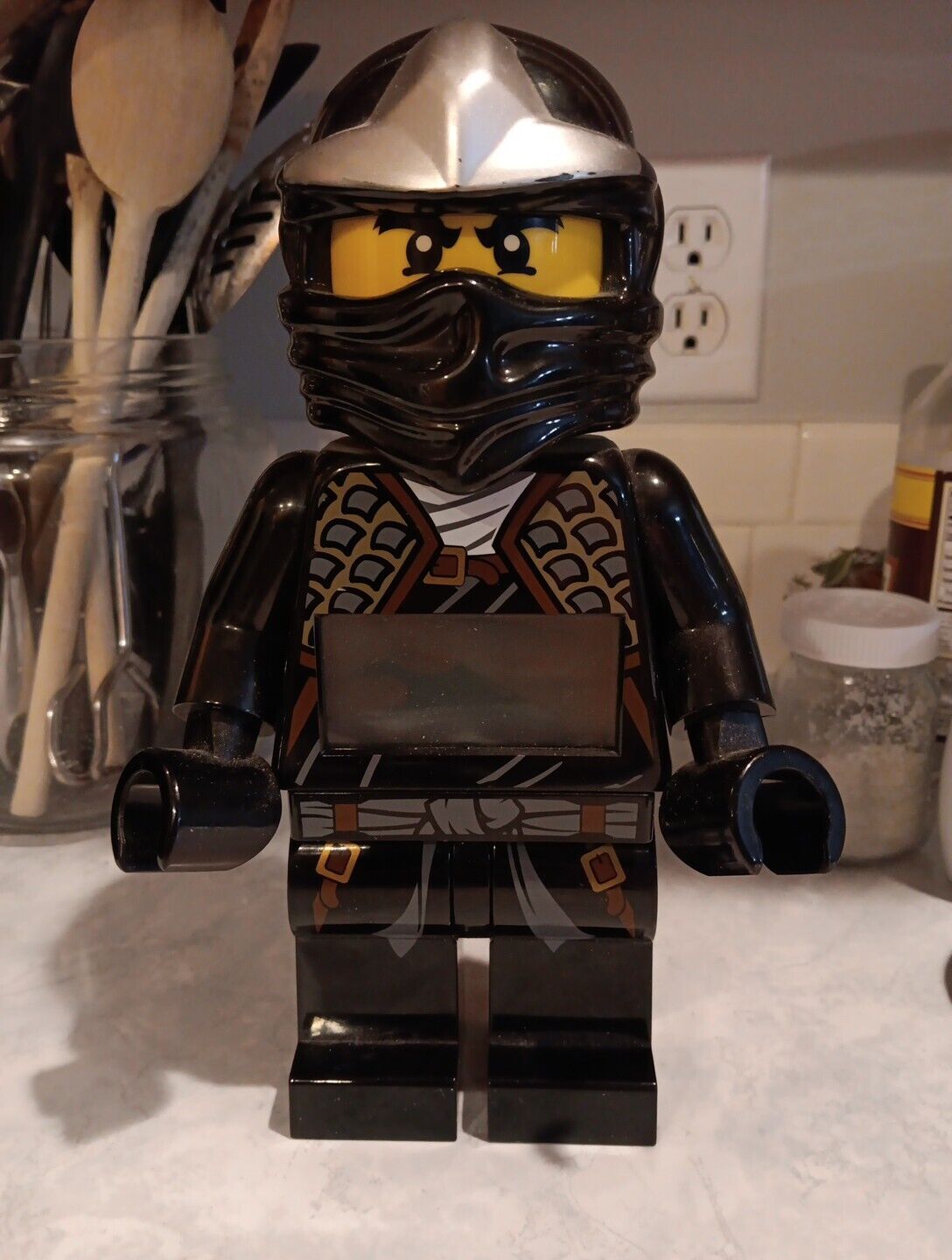 Lego ninjago Alarm Clock Black Ninja
