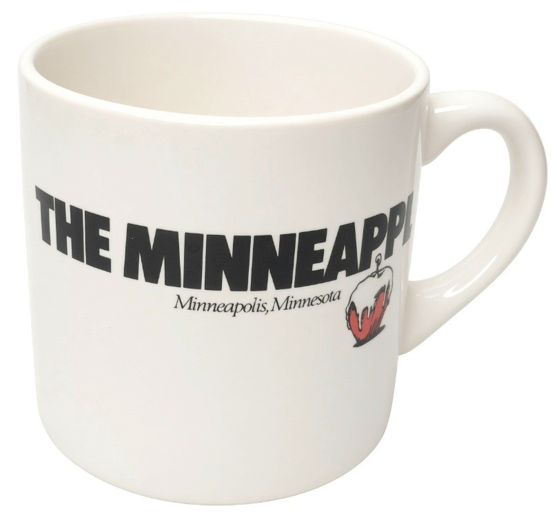 Vintage The Minneapple Minneapolis Minnesota Coffee Mug Ceramic White 12oz VTG Vintage The Minneapple Minneapolis Minnesota Coffee Mug Ceramic White 12oz VTG