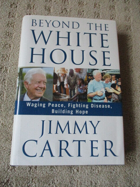 President Jimmy Carter Signed Book Beyond The White House Hardcover DJ 1st Ed
