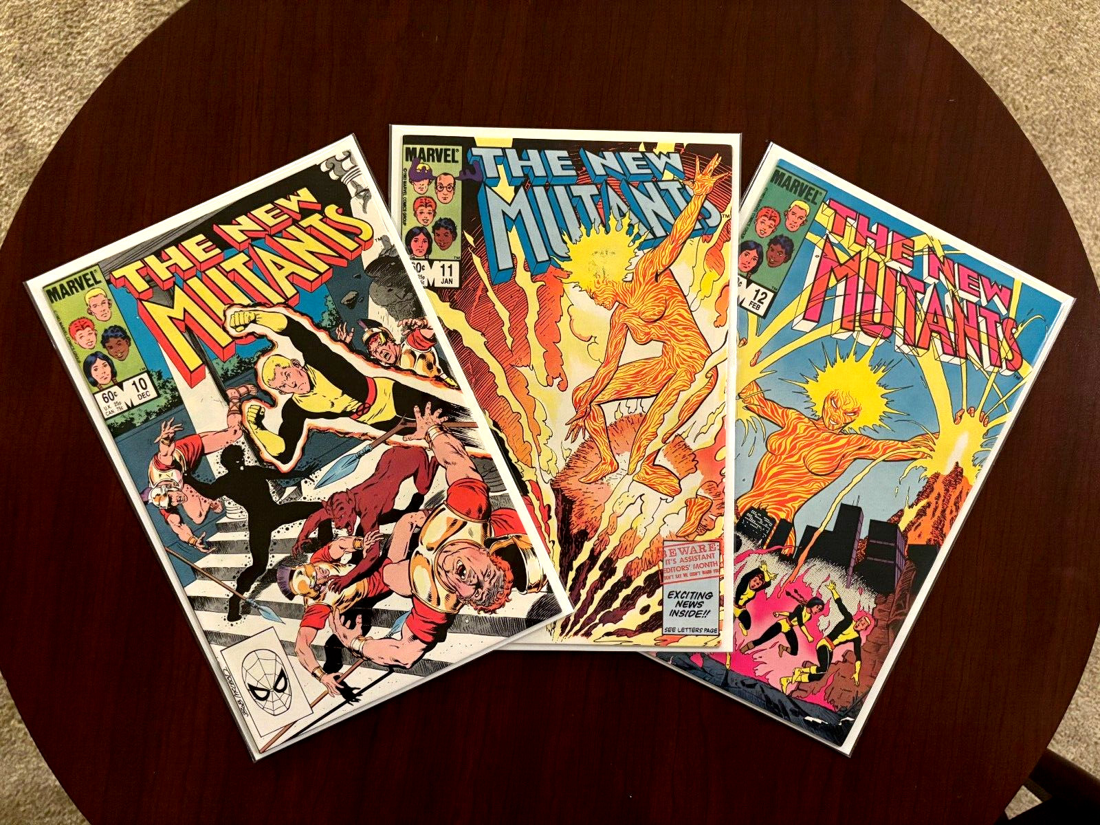 (Lot of 3 Comics) New Mutants #10 #11 #12 (Marvel 1983-84) 1st Magma Bronze Age (Lot of 3 Comics) New Mutants #10 #11 #12 (Marvel 1983-84) 1st Magma Bronze Age