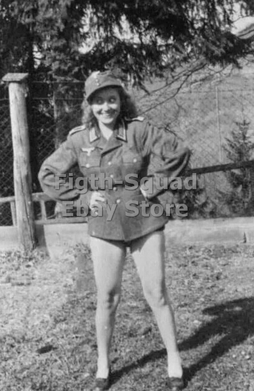 WW2 Picture Photo Collaborator Girl 5914 WW2 Picture Photo Collaborator Girl 5914