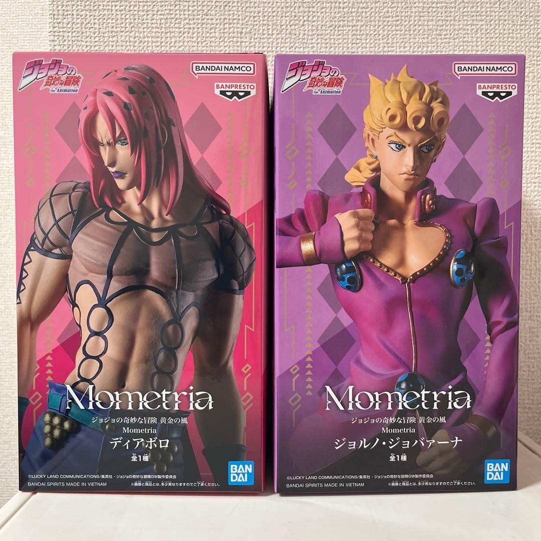 JoJo's Bizarre Adventure Golden Wind Giorno Diavolo Mometria Figure Set Japan JoJo's Bizarre Adventure Golden Wind Giorno Diavolo Mometria Figure Set Japan
