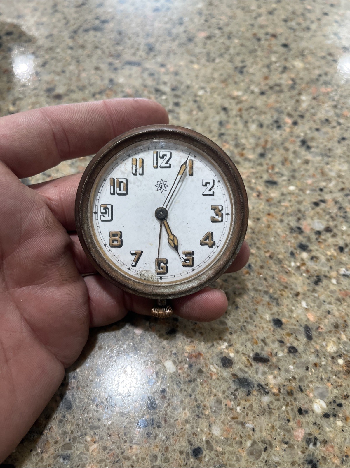Antique Junghans 8 Day Clock Caliber 7R Mechanical Parts Or Repair Antique Junghans 8 Day Clock Caliber 7R Mechanical Parts Or Repair