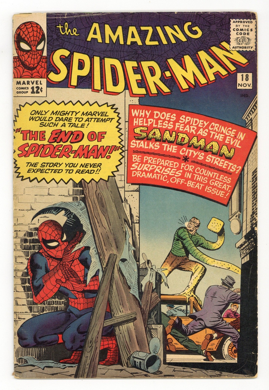 Amazing Spider-Man #18 GD/VG 3.0 1964 Amazing Spider-Man #18 GD/VG 3.0 1964