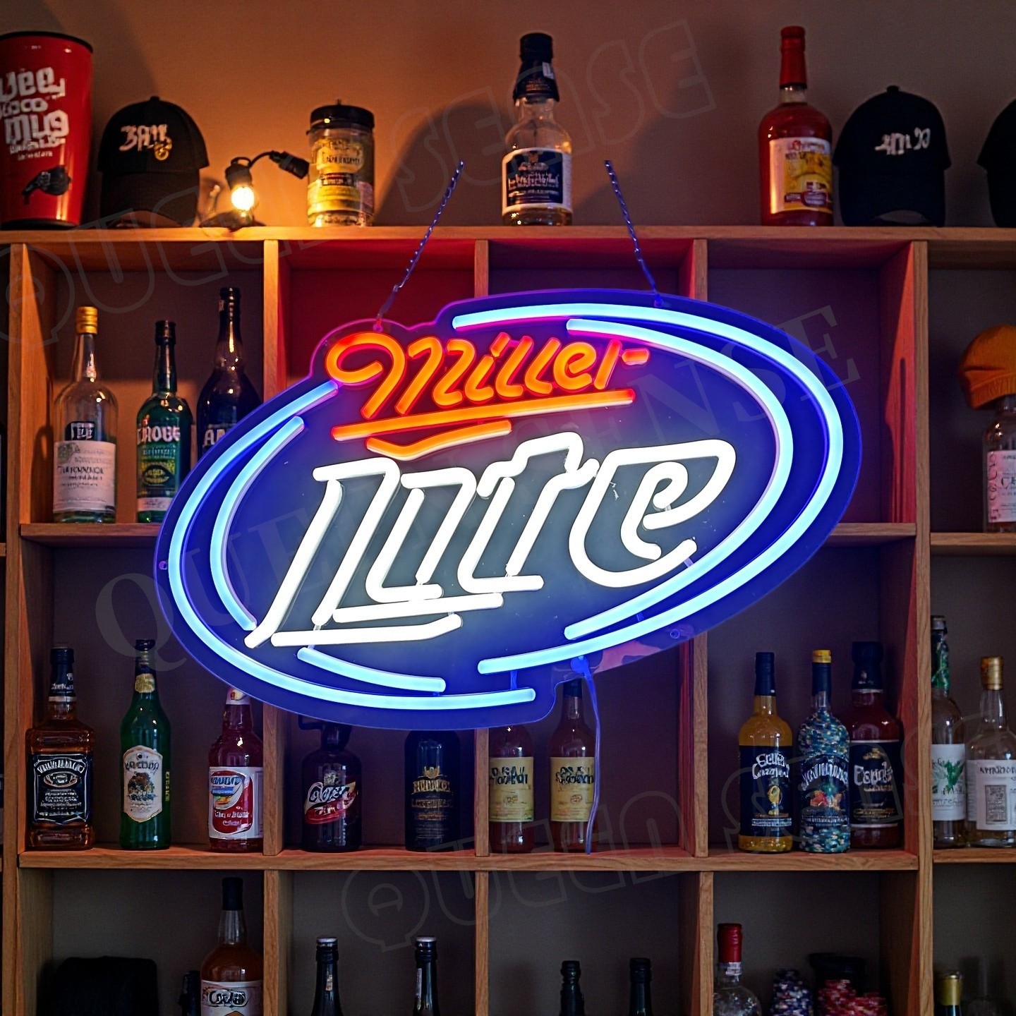 Miller Lite Beer Bar LED Neon Sign With Dimmer USB Powered Adjustable Light Miller Lite Beer Bar LED Neon Sign With Dimmer USB Powered Adjustable Light