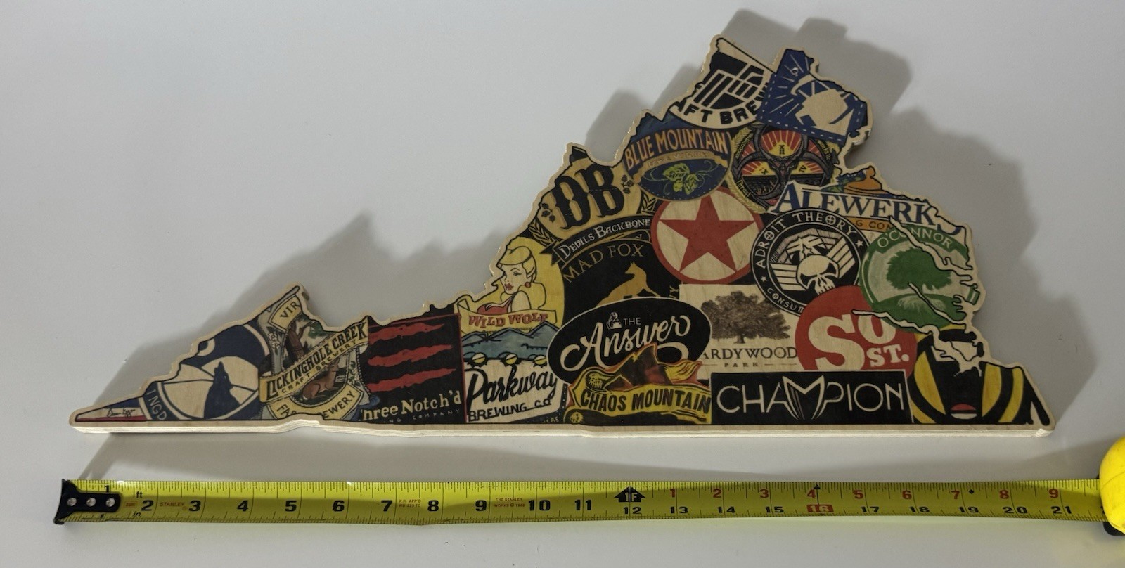 Virginia Is For Lagers Virginia Craft Beers Sign State Of Brew 2014© Virginia Is For Lagers Virginia Craft Beers Sign State Of Brew 2014©