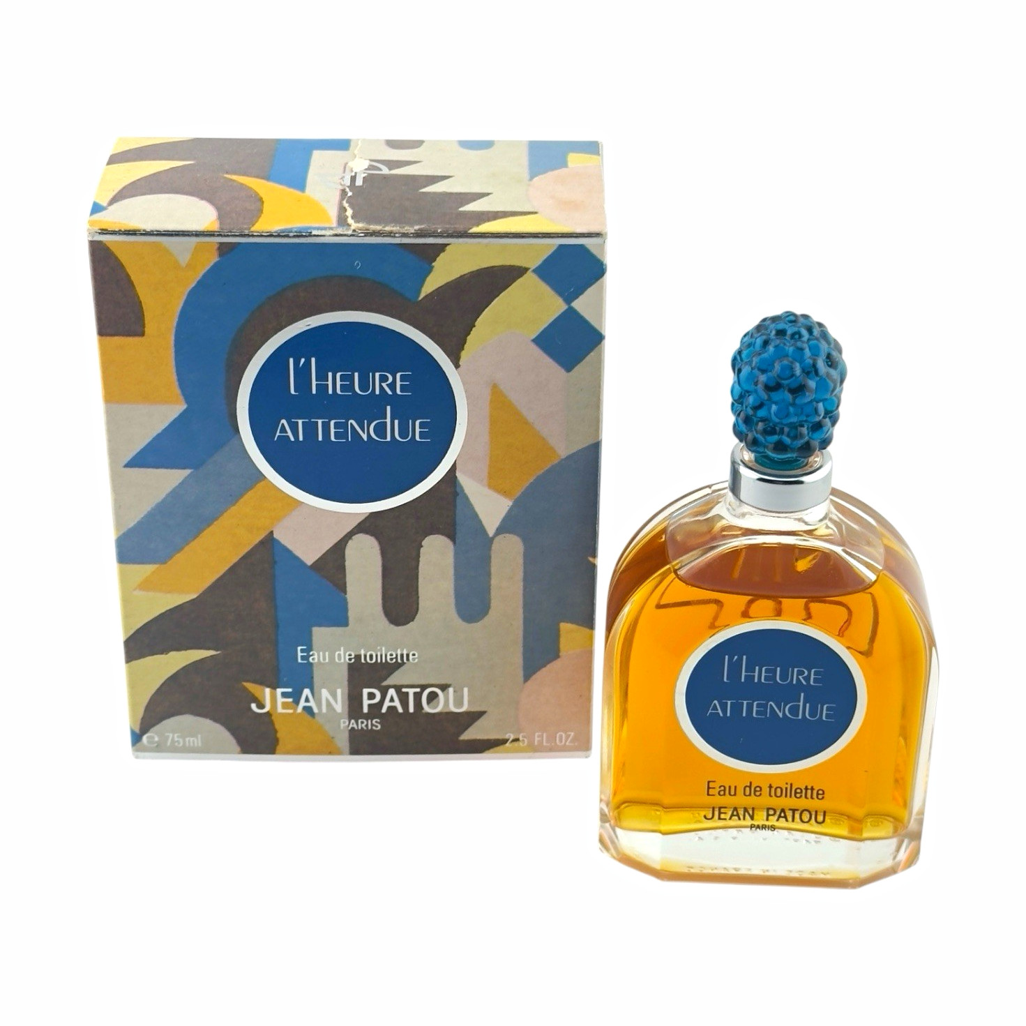 Vintage Jean Patou L’Heure Attendue EDT 75ml 2.5oz Ma Collection Boxed Rare Vintage Jean Patou L’Heure Attendue EDT 75ml 2.5oz Ma Collection Boxed Rare