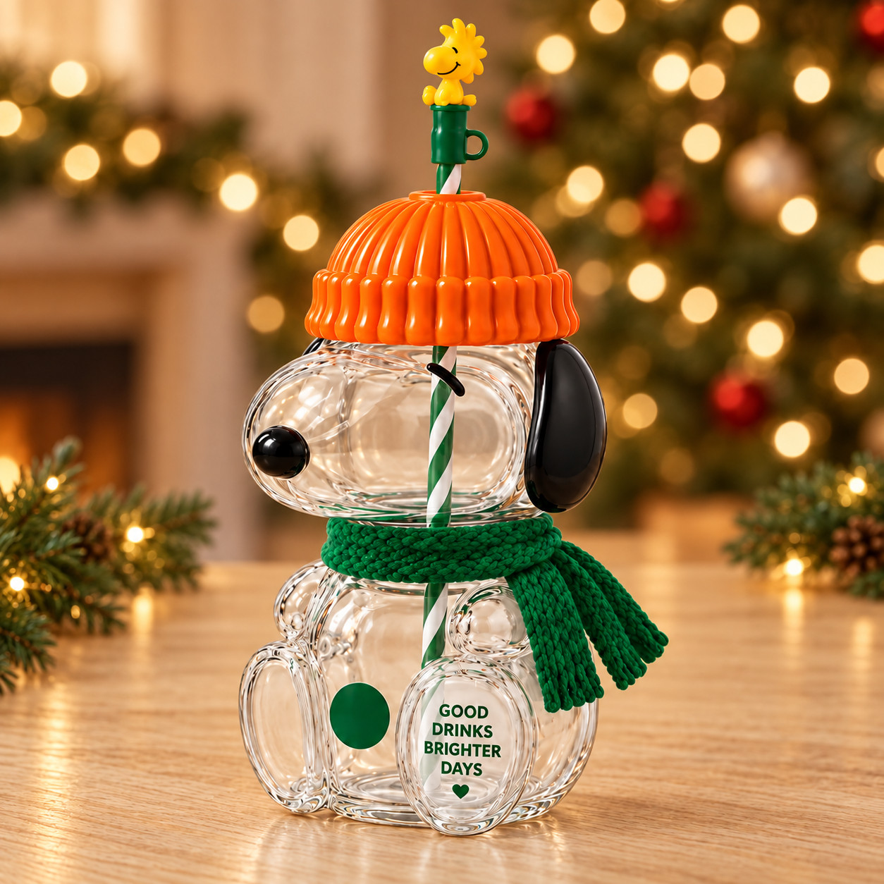 HOT ITEM 2026 Pre-Order The Snoopy x Starbucks Glass Cold Cup (CHECK NOTE)