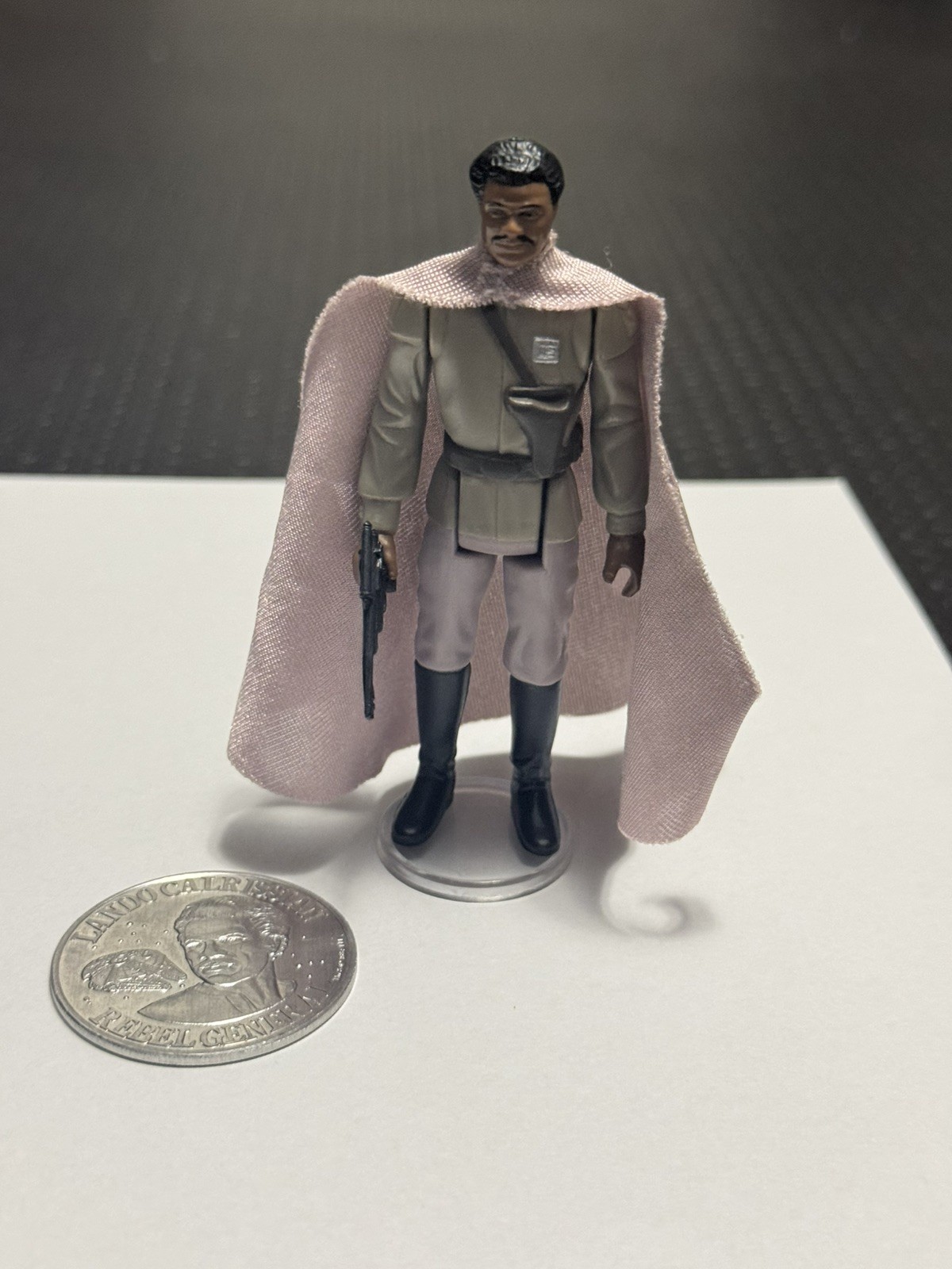 Vintage 1985 Kenner Star Wars General Lando POTF Last 17 Complete Cape Gun Vintage 1985 Kenner Star Wars General Lando POTF Last 17 Complete Cape Gun