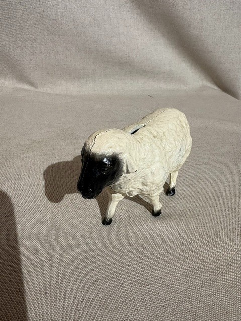 Vintage Cast Iron Sheep Bank