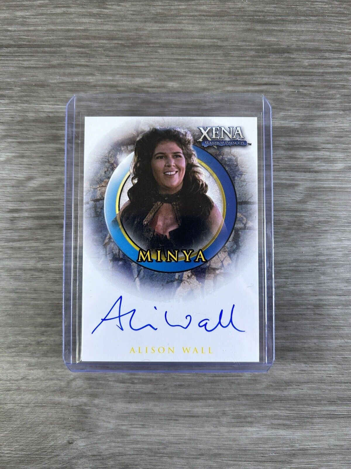 Alison Wall - Minya - Xena Warrior Princess A54 Autograph Card