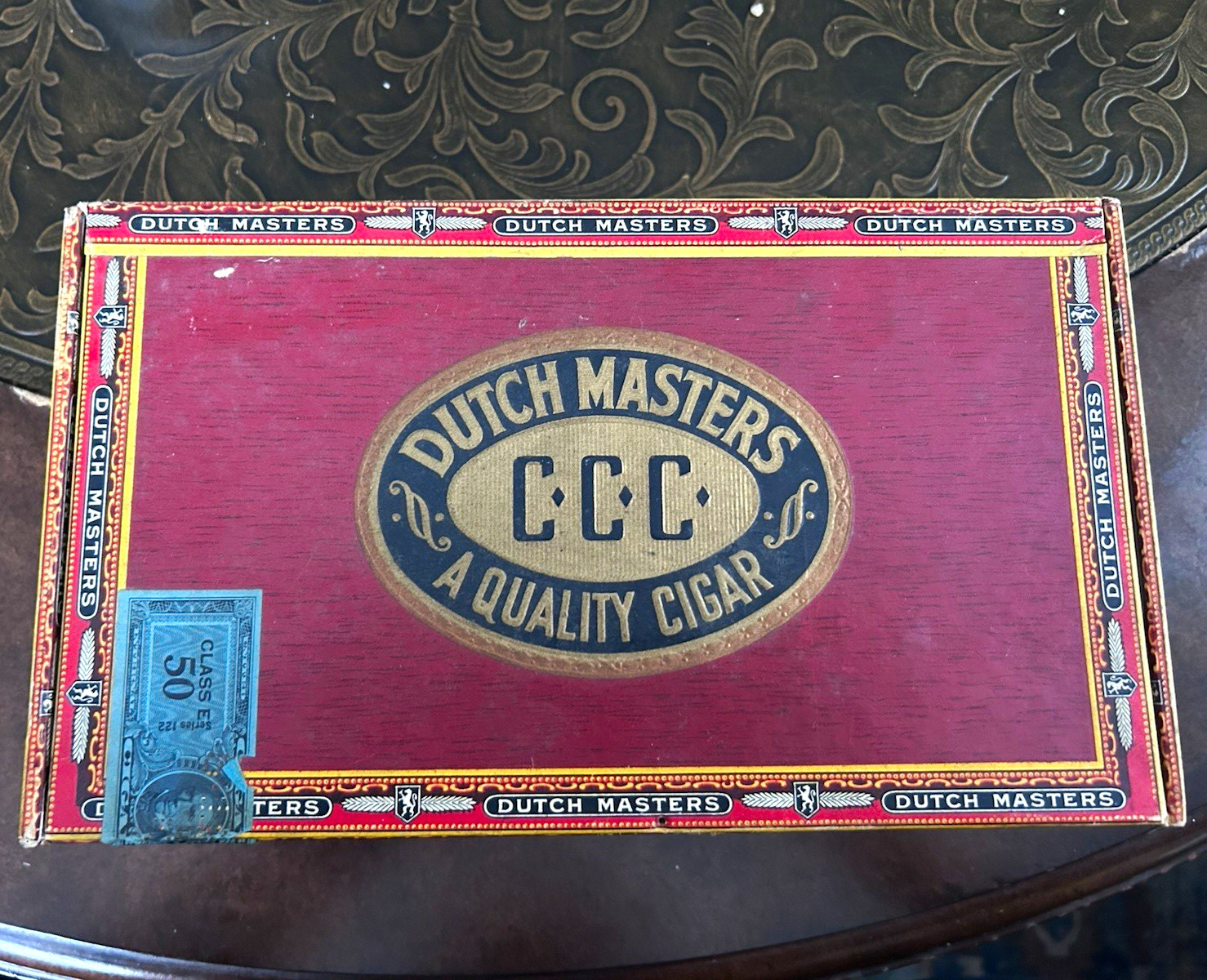 Dutch Masters Perfecto Collectible Cigar Box Vintage Collectible