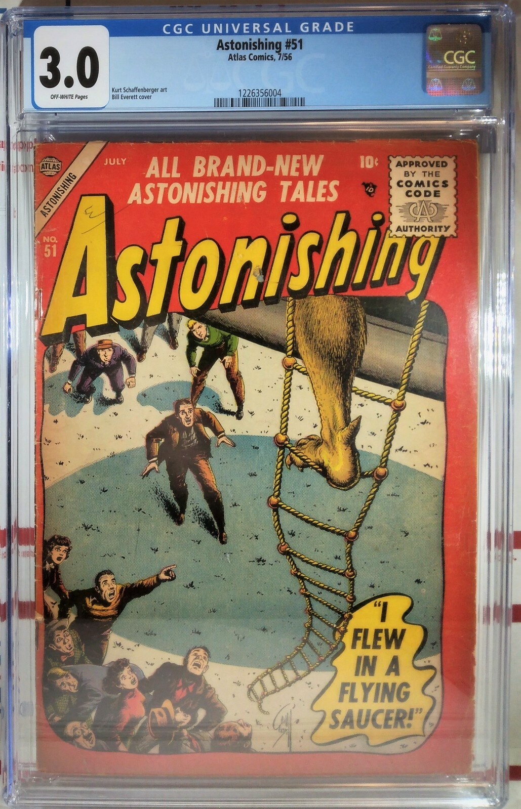 💥 CGC 3.0 ASTONISHING #51 🔑 1st X-MEN PROTOTYPE ATLAS 1956 AVENGERS DOOMSDAY 💥 CGC 3.0 ASTONISHING #51 🔑 1st X-MEN PROTOTYPE ATLAS 1956 AVENGERS DOOMSDAY