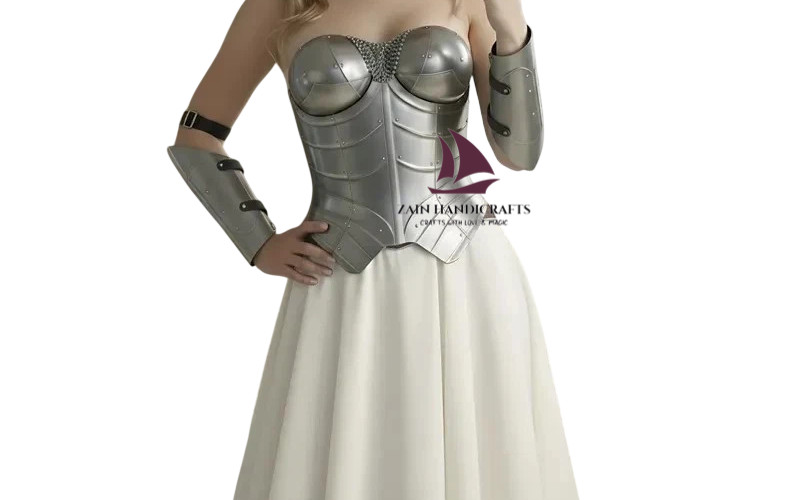 ZAIN Handmade Steel Cuirass Armor Bracers Renaissance Faire Cosplay Anniversary ZAIN Handmade Steel Cuirass Armor Bracers Renaissance Faire Cosplay Anniversary