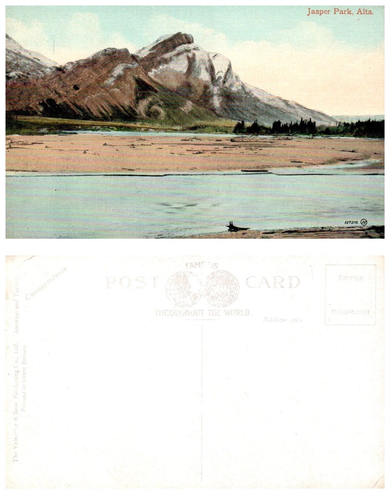 CANADA Postcard - Alberta, Jasper Park (B16)