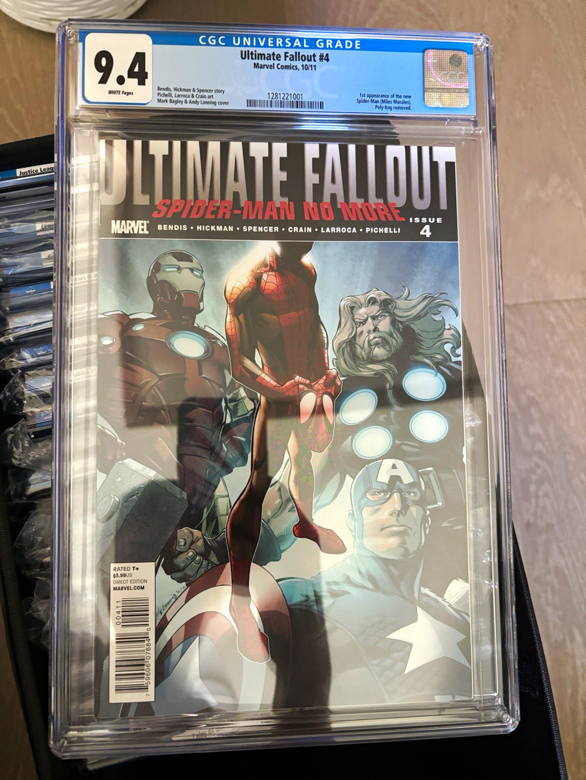 Marvel Ultimate Fallout #4 (2011) Spider-Man No More 1st Miles Morales CGC 9.4