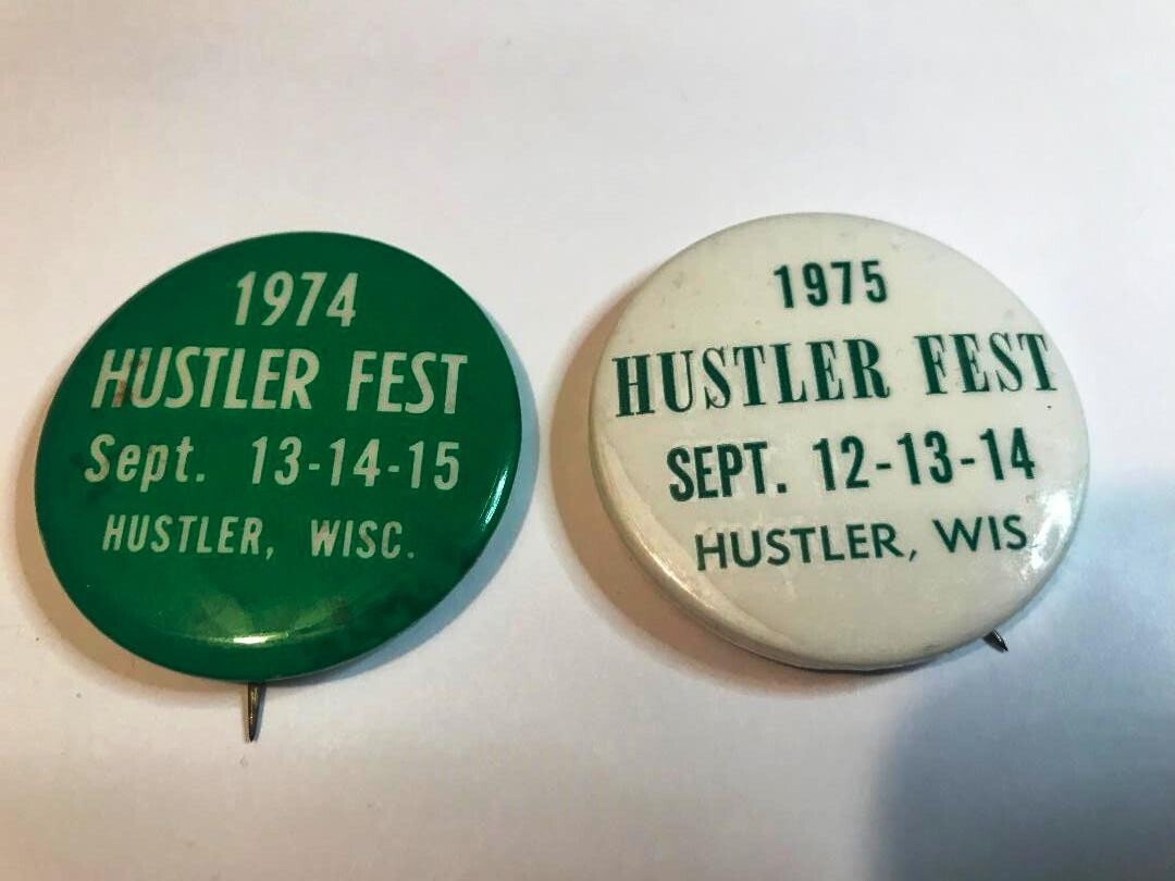 VINTAGE HUSTLER FEST PINS YEARS 1974 AND 1975 OWN A PIECE OF HISTORY VINTAGE HUSTLER FEST PINS YEARS 1974 AND 1975 OWN A PIECE OF HISTORY
