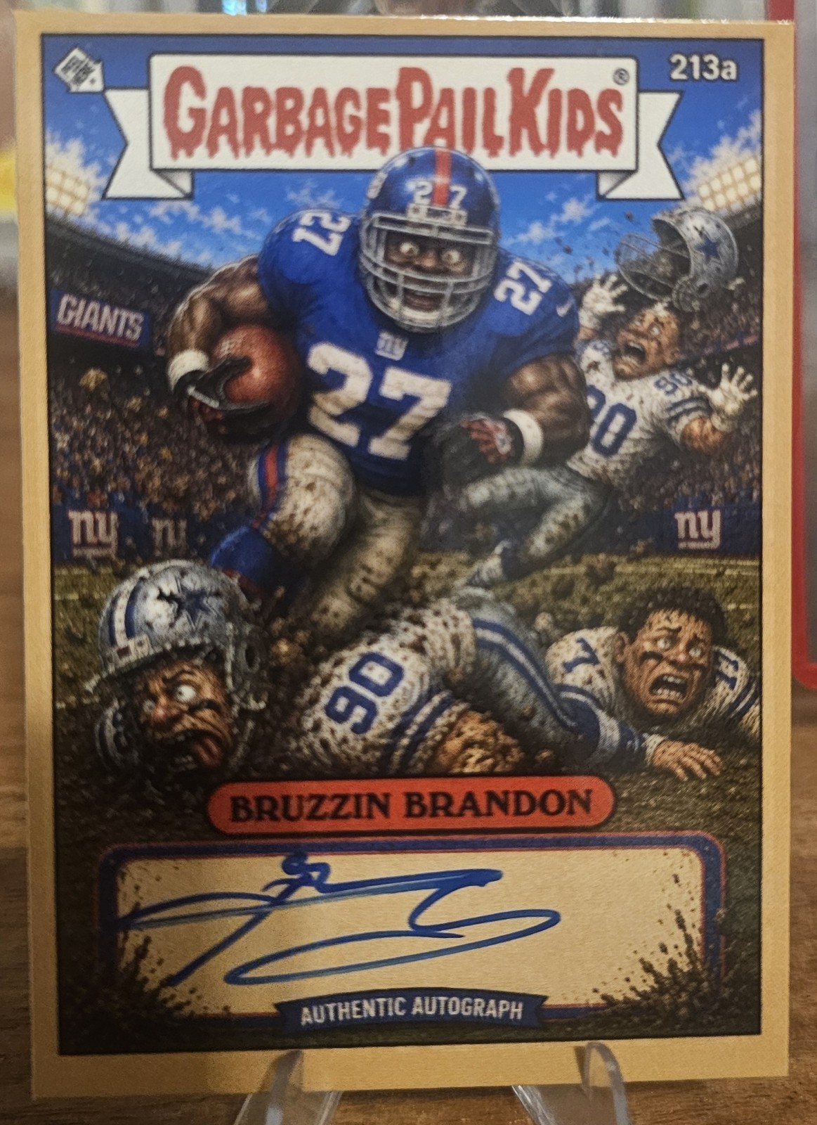 Garbage Pail Kids ♤Brandon Jacobs♤ Autograph☆ Garbage Pail Kids ♤Brandon Jacobs♤ Autograph☆