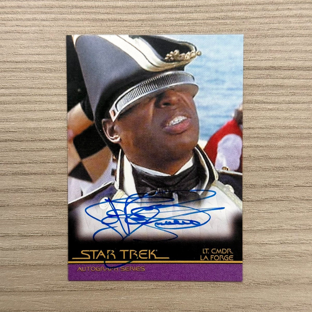 2010 Rittenhouse The Quotable Star Trek Movies LEVAR BURTON Autograph A93 2010 Rittenhouse The Quotable Star Trek Movies LEVAR BURTON Autograph A93