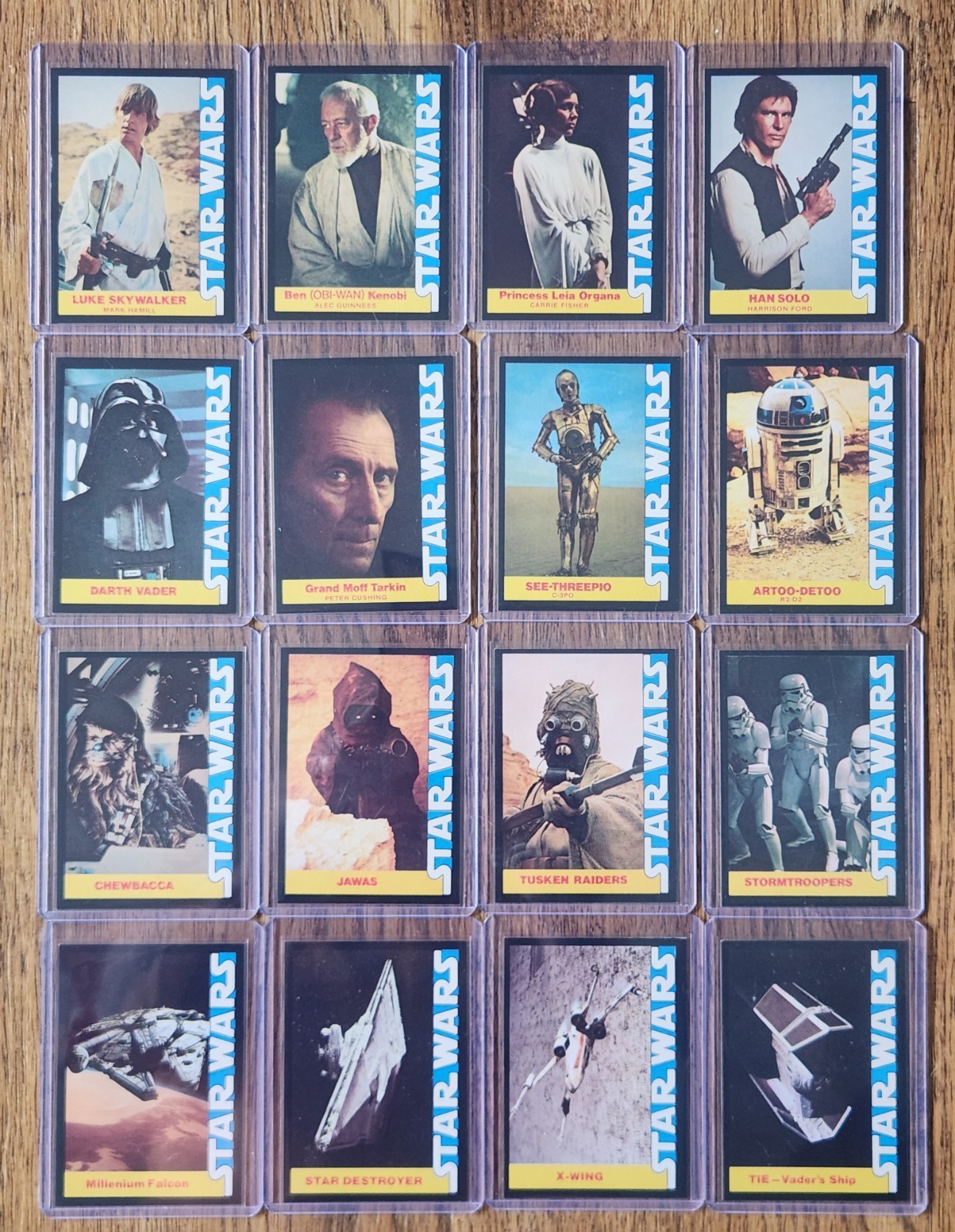 FULL SET: 1977 Star Wars Wonder Bread SPECIAL INSERT PROMO CARDS (#1 - #16) RARE FULL SET: 1977 Star Wars Wonder Bread SPECIAL INSERT PROMO CARDS (#1 - #16) RARE
