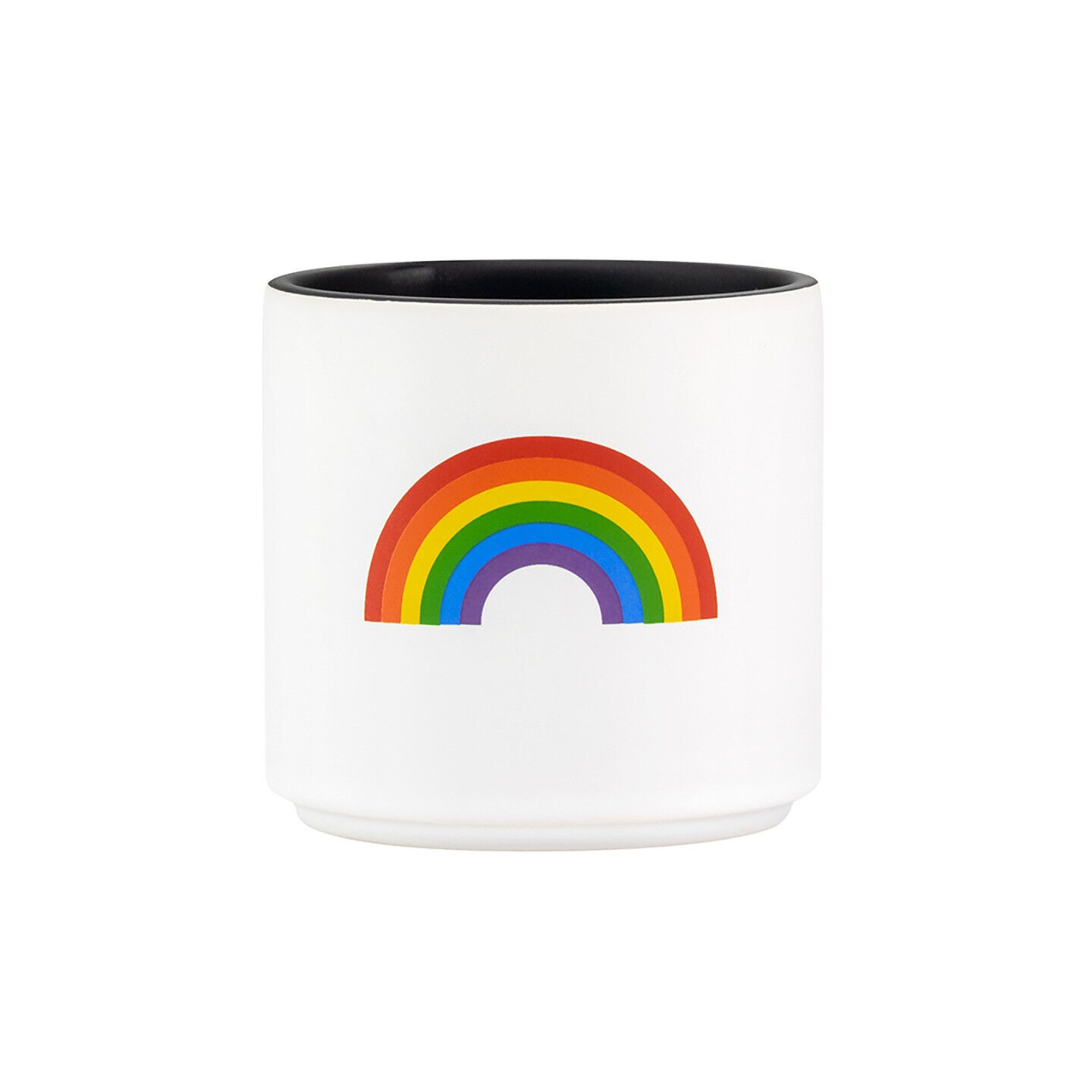 Gay Pride Rainbow Design Ceramic Planter featuring Rainbow