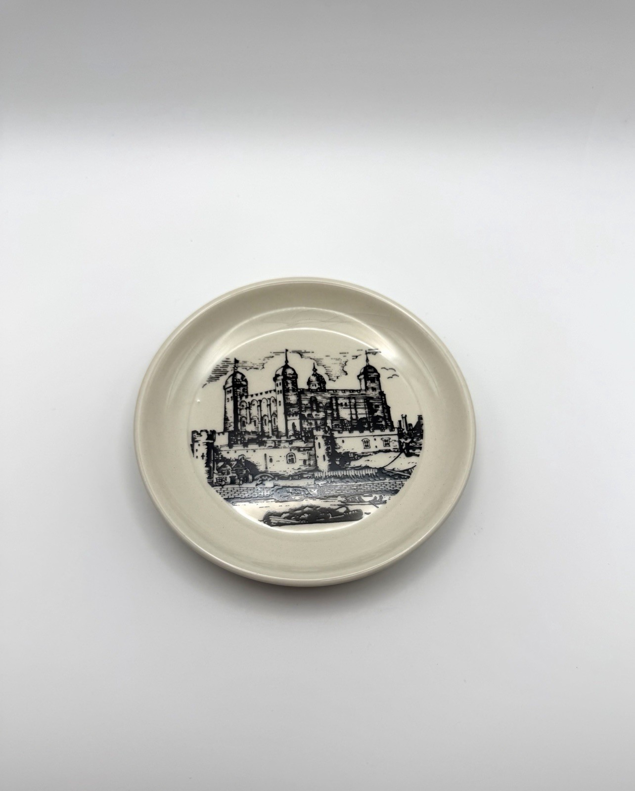 Vintage ashtray | Tower of London Boncath Pottery trinket tray
