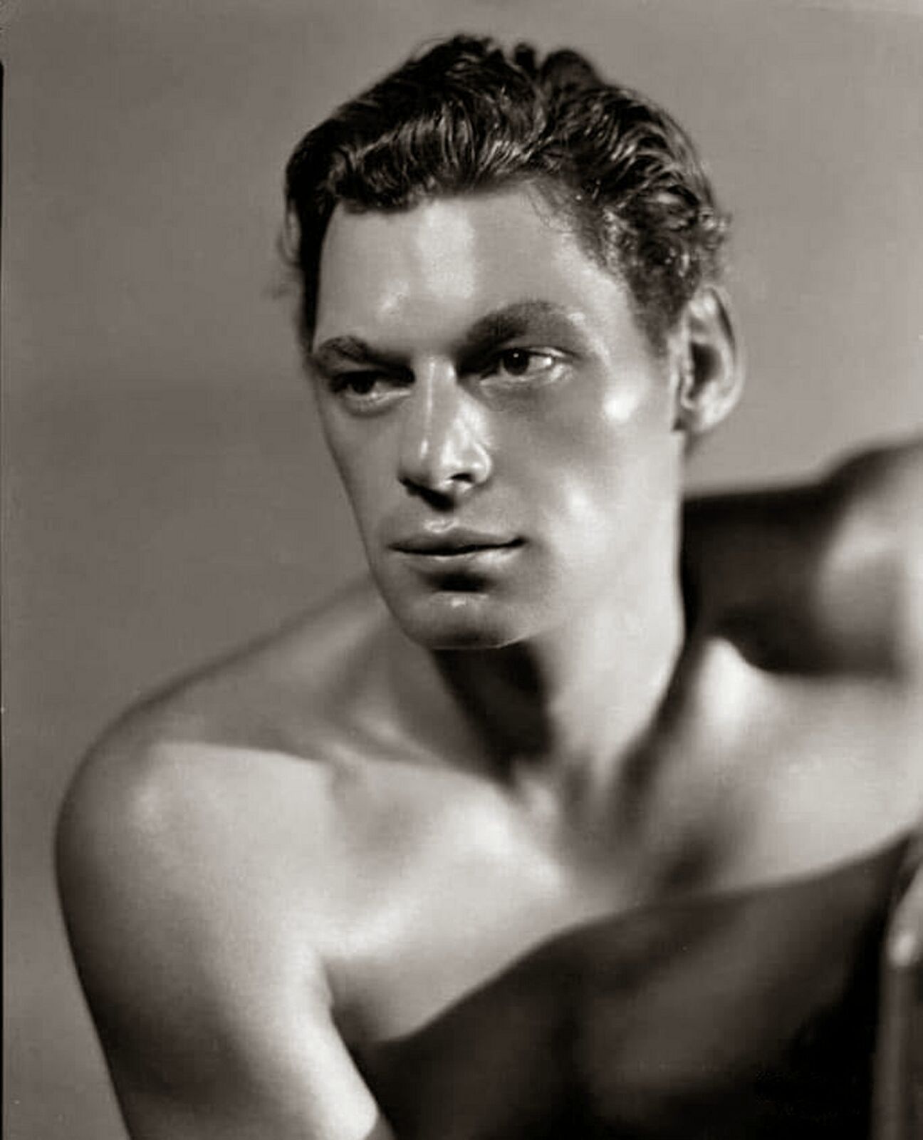 1932 JOHNNY WEISMUELLER From TARZAN SEXY Portrait Photo (217-N)