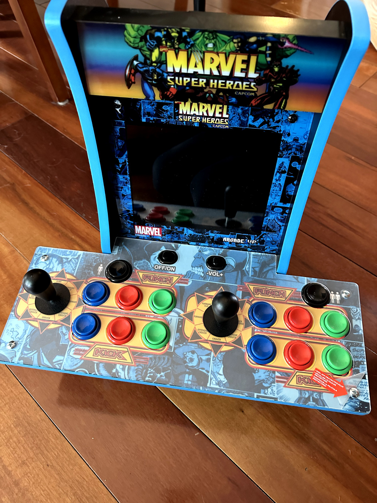 Arcade 1UP Marvel Capcom Super Heroes 2 Player Countercade New Open Box