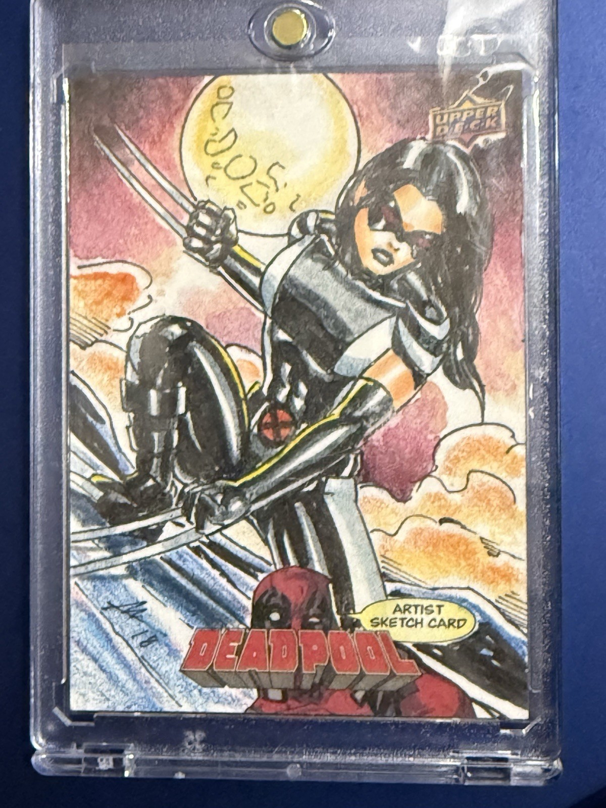 2018 UD Marvel Deadpool Sketch Card 1/1 - X-23 Laura Kinney By Sherwin Santiago 2018 UD Marvel Deadpool Sketch Card 1/1 - X-23 Laura Kinney By Sherwin Santiago