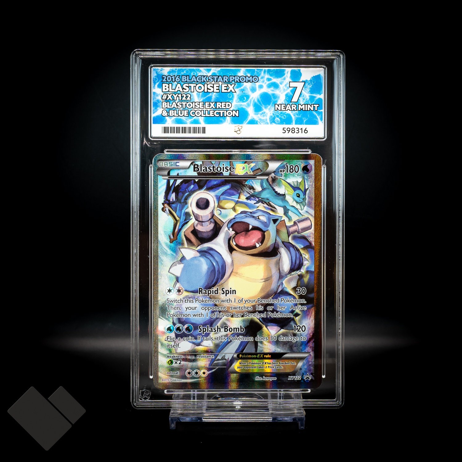Blastoise EX XY122 Black Star Promo - ACE 7 Blastoise EX XY122 Black Star Promo - ACE 7