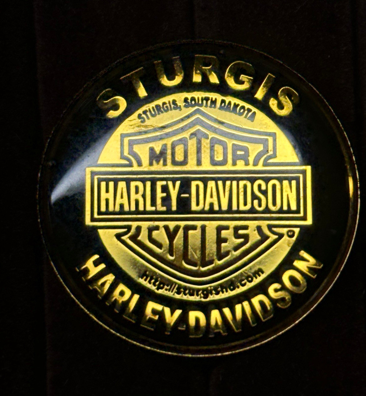 Harley-Davidson Sturgis SD Dealership Pin Bar Shield Vest Jacket Badge
