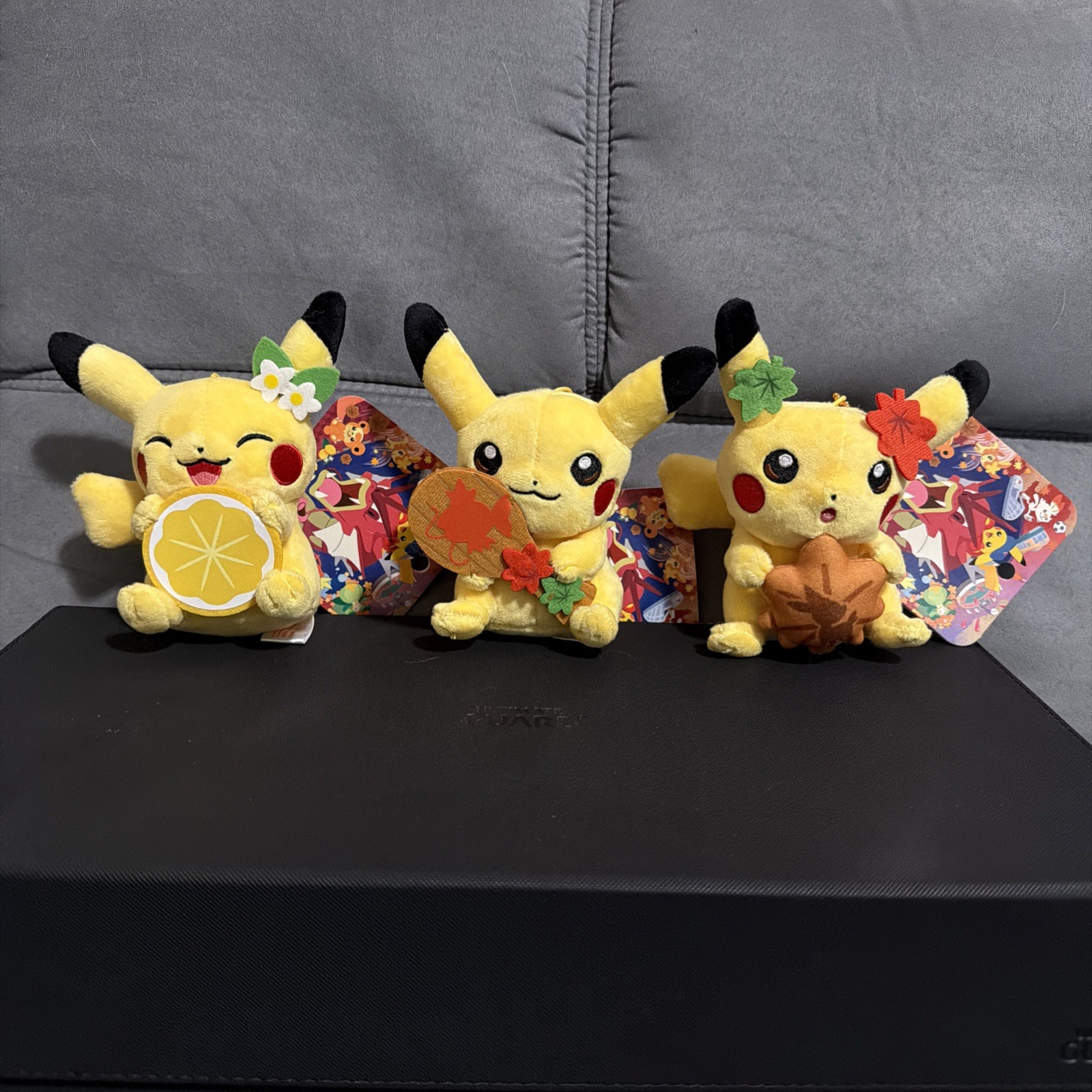 Pokémon Center Hiroshima Pikachu Seasonal Plush Trio Set x3 US Seller Brand NWTs Pokémon Center Hiroshima Pikachu Seasonal Plush Trio Set x3 US Seller Brand NWTs