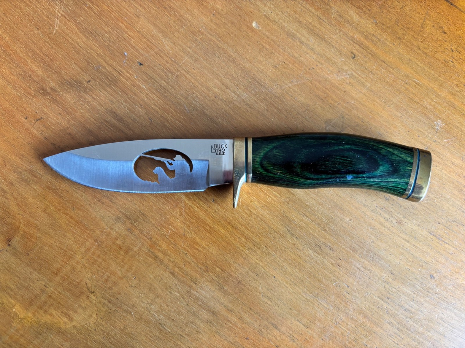 Vintage 1994 Buck 191 Ducks Unlimited Fixed Blade Knife w/Sheath USA never used Vintage 1994 Buck 191 Ducks Unlimited Fixed Blade Knife w/Sheath USA never used