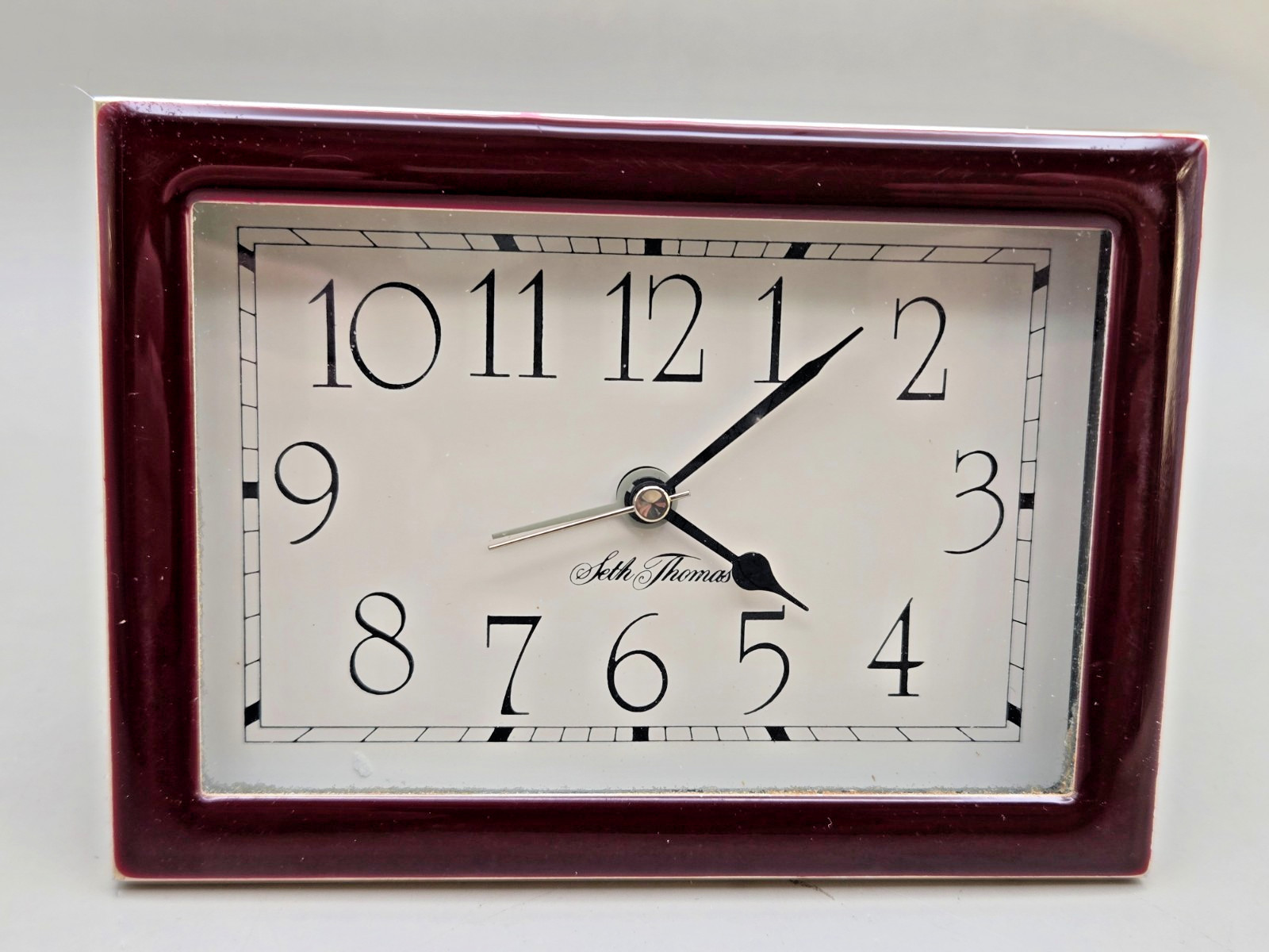 Vintage Seth Thomas Alarm Clock Model 3-4 Art Deco Style Works Great Vintage Seth Thomas Alarm Clock Model 3-4 Art Deco Style Works Great