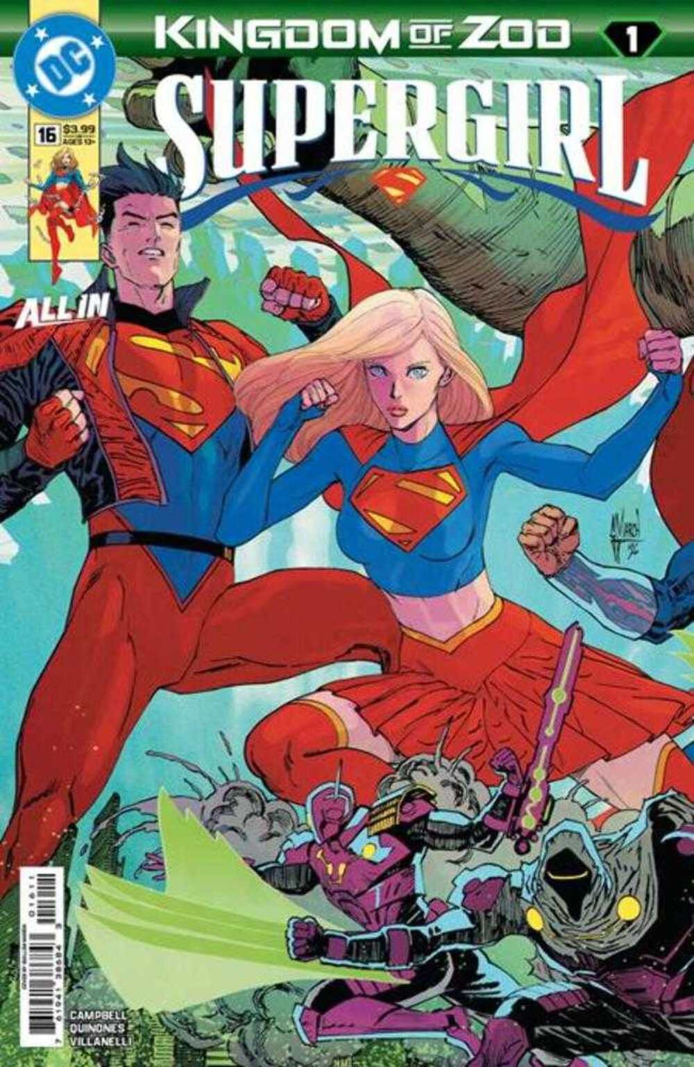 Supergirl #16 Cover A Guillem March Connecting (Kingdom Of Zod) Supergirl #16 Cover A Guillem March Connecting (Kingdom Of Zod)