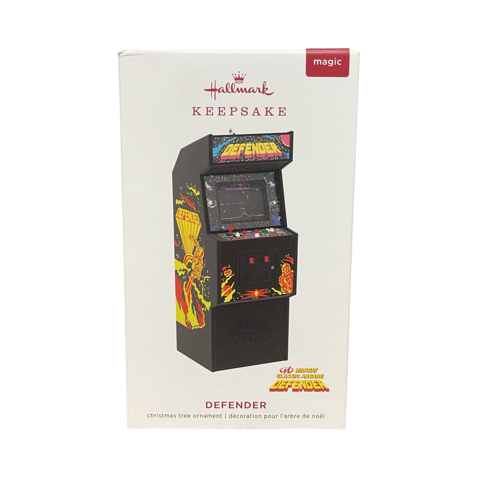 2019 Hallmark Defender Ornament - Retro Midway Classic Arcade Game 2019 Hallmark Defender Ornament - Retro Midway Classic Arcade Game