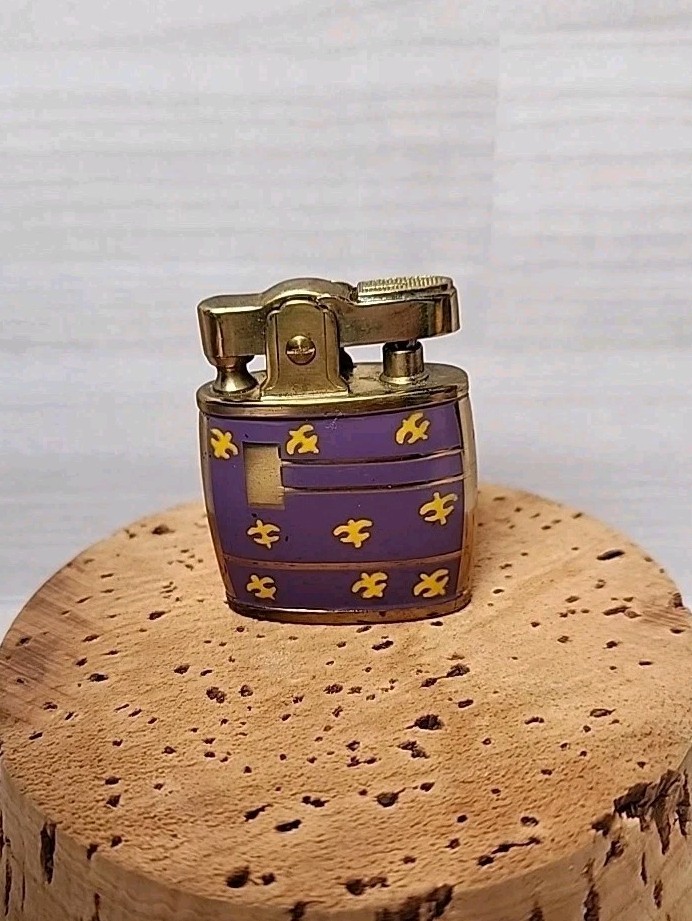 Vintage Betson's Original Enamel & Gold Tone Lighter Japan Untested Collectible 