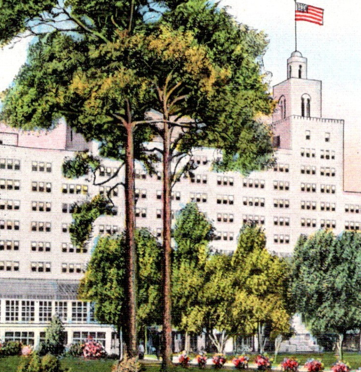 VTG Postcard Edgewater Gulf Hotel Gulfport Biloxi MS c1942 VTG Postcard Edgewater Gulf Hotel Gulfport Biloxi MS c1942