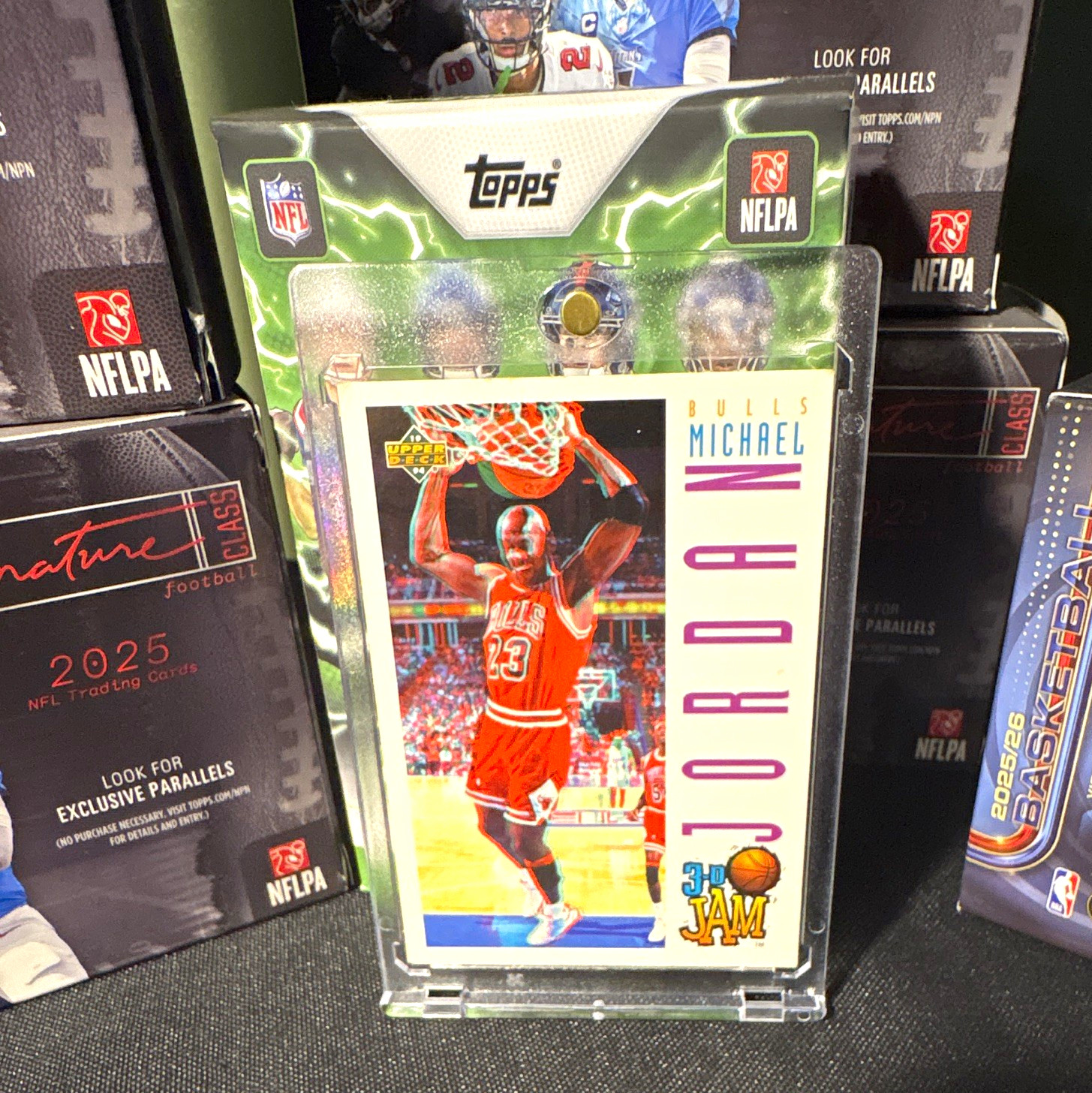 Upper Deck 1991 Michael Jordan #91 Space Jam 3D Jam NBA Trading Card Upper Deck 1991 Michael Jordan #91 Space Jam 3D Jam NBA Trading Card