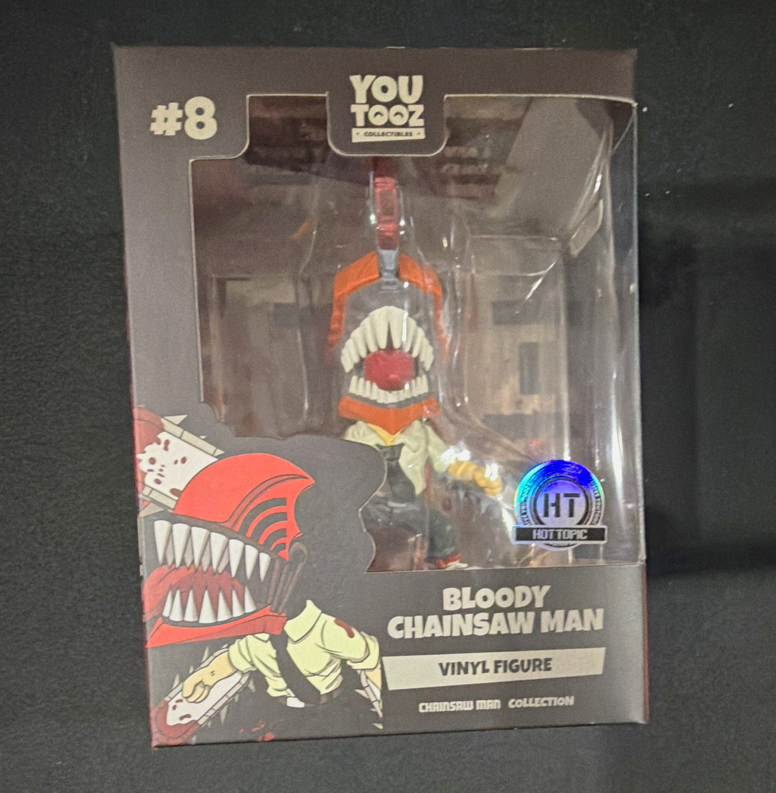 Youtooz Bloody Chainsaw Man Vinyl Figure #8 Hot Topic Exclusive Youtooz Bloody Chainsaw Man Vinyl Figure #8 Hot Topic Exclusive