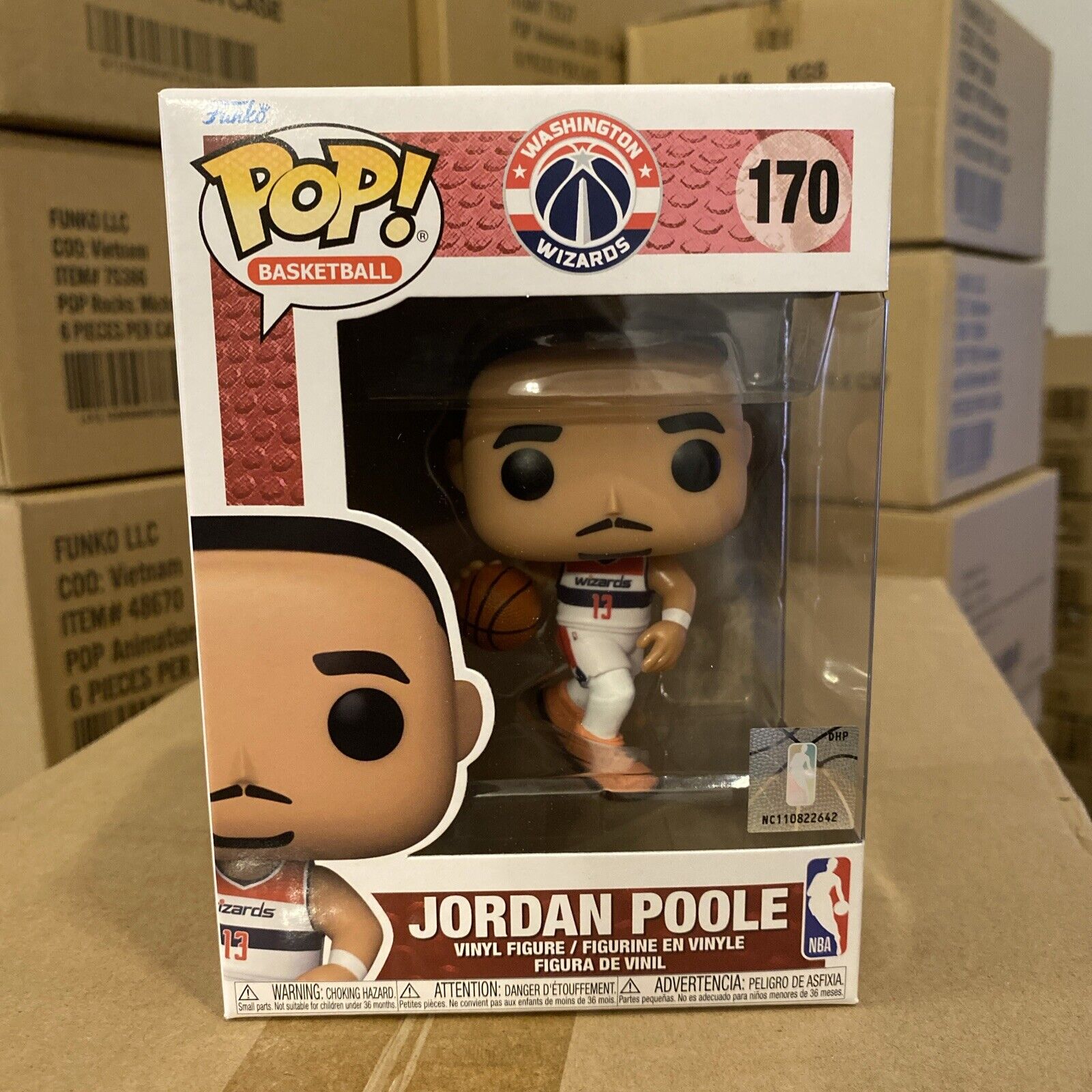 Jordan Poole (Washington Wizards) NBA Funko Pop Series 10 - Basketball - Mint