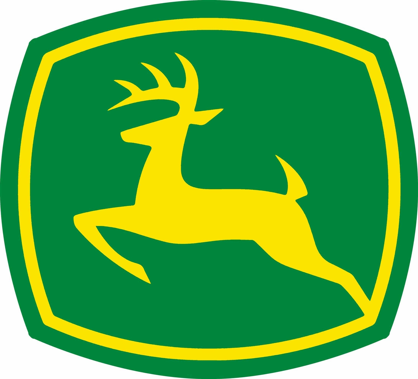 CLASSIC GREEN YELLOW JOHN DEERE 36" HEAVY DUTY USA MADE METAL ADVERTISING SIGN