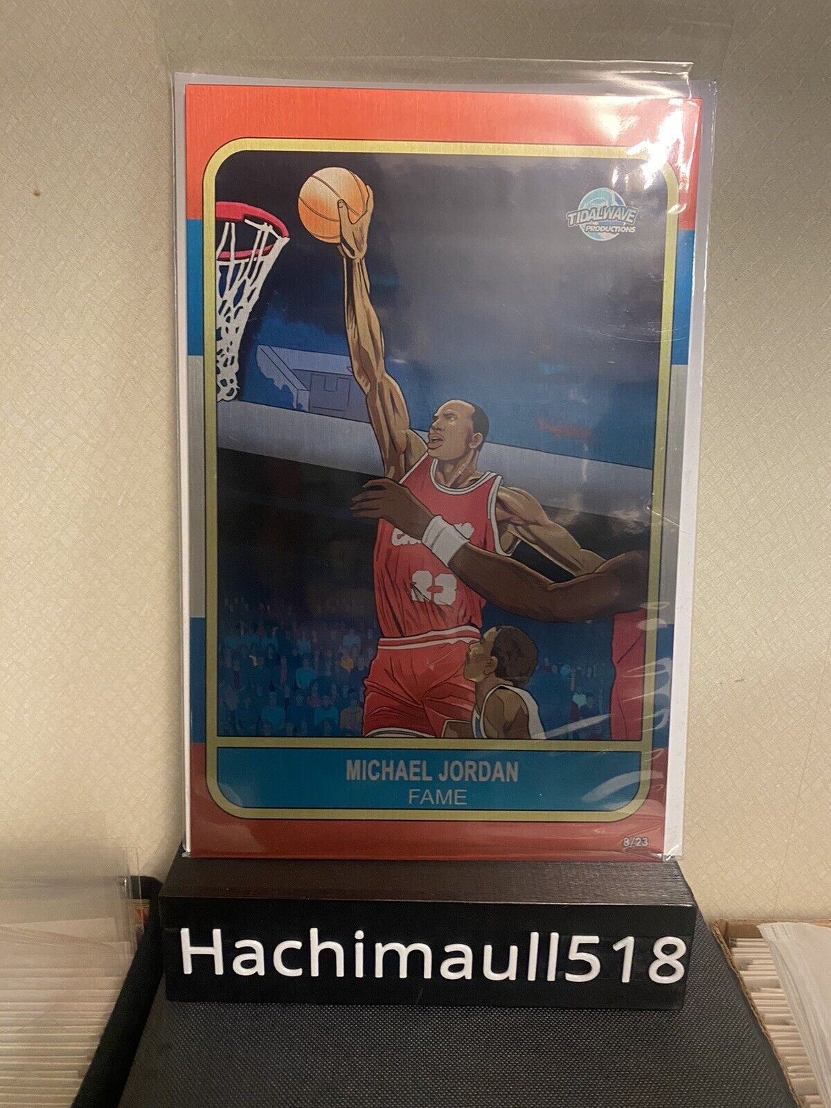 Fame: Michael Jordan 1 Rookie Card Metal C2E2 2024 Ltd 8/23 NM Ships 4/30