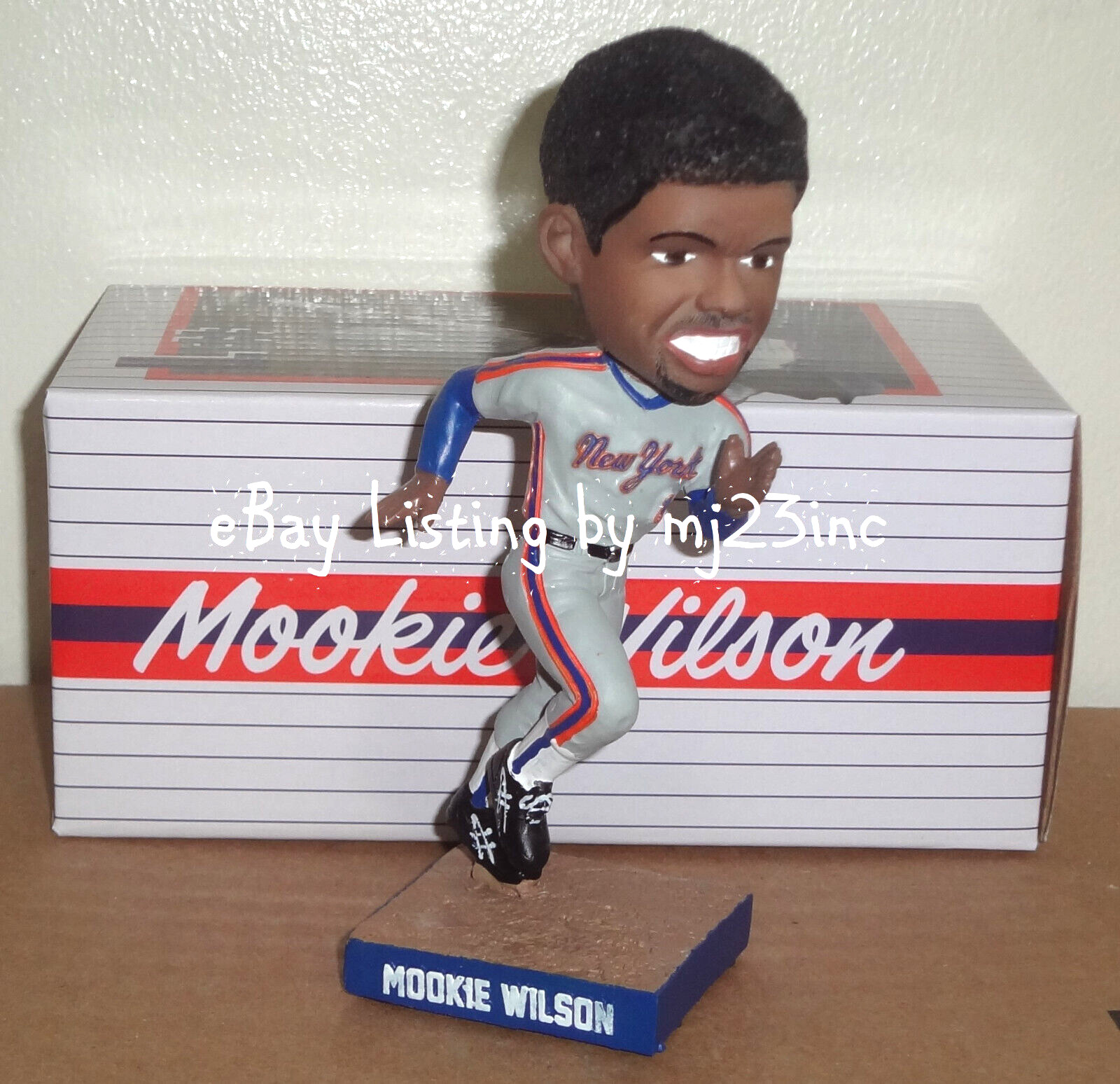 BROOKLYN CYCLONES MOOKIE WILSON BOBBLEHEAD 1986 NEW YORK METS #1 LIMITED 500 SGA BROOKLYN CYCLONES MOOKIE WILSON BOBBLEHEAD 1986 NEW YORK METS #1 LIMITED 500 SGA